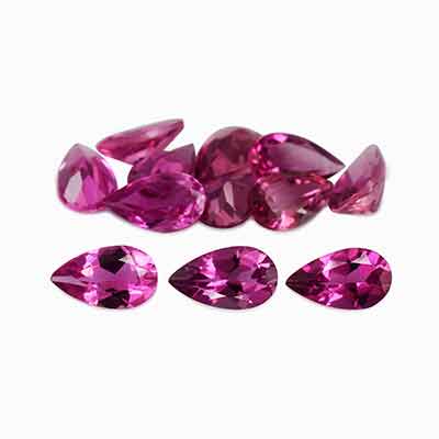 Natural 5x3x2mm Faceted Pear Tourmaline