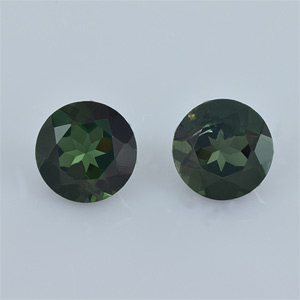 Natural 6x6x3.8mm Faceted Round Tourmaline