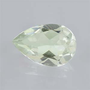9.67ctw 18x13x8.7mm Pear Green Amethyst Excellent Loupe Clean Top Grade