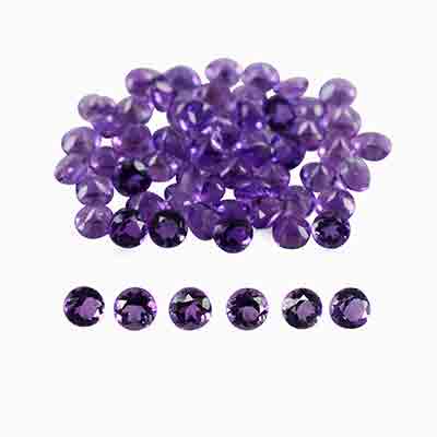 Details about   Wholesale Lot Natural Purple Amethyst Cushion Facted Cut Loose Gemstones 9X9MM 
