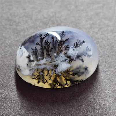 Classic AAA 46X31X5 mm Z-1030 Quality 100% Natural Dendrite Opal Oval Shape Cabochon Loose Gemstone For Making Jewelry 54 Ct
