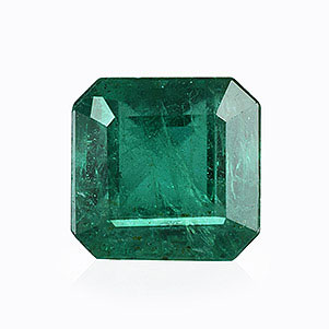 【ꫛꫀꪝ】#797　K16GP　グリーンバンデットアゲート　リーフ Deep Green Emerald Octagon Cut Faceted Natural Gemstone for
