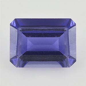 2.05ctw 9x7x4.5mm Octagon Blue Iolite Very Good Medium Inclusions AA+