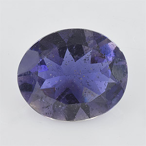 3.07ctw 11.5x9.70x5.3mm Oval Blue Iolite Very Good Little inclusions AAA