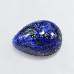 6.90ctw 13.70x9.9x6.2mm Pear Blue Lapis Lazuli Opaque Surface