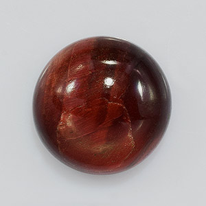 red tiger eye cabochon